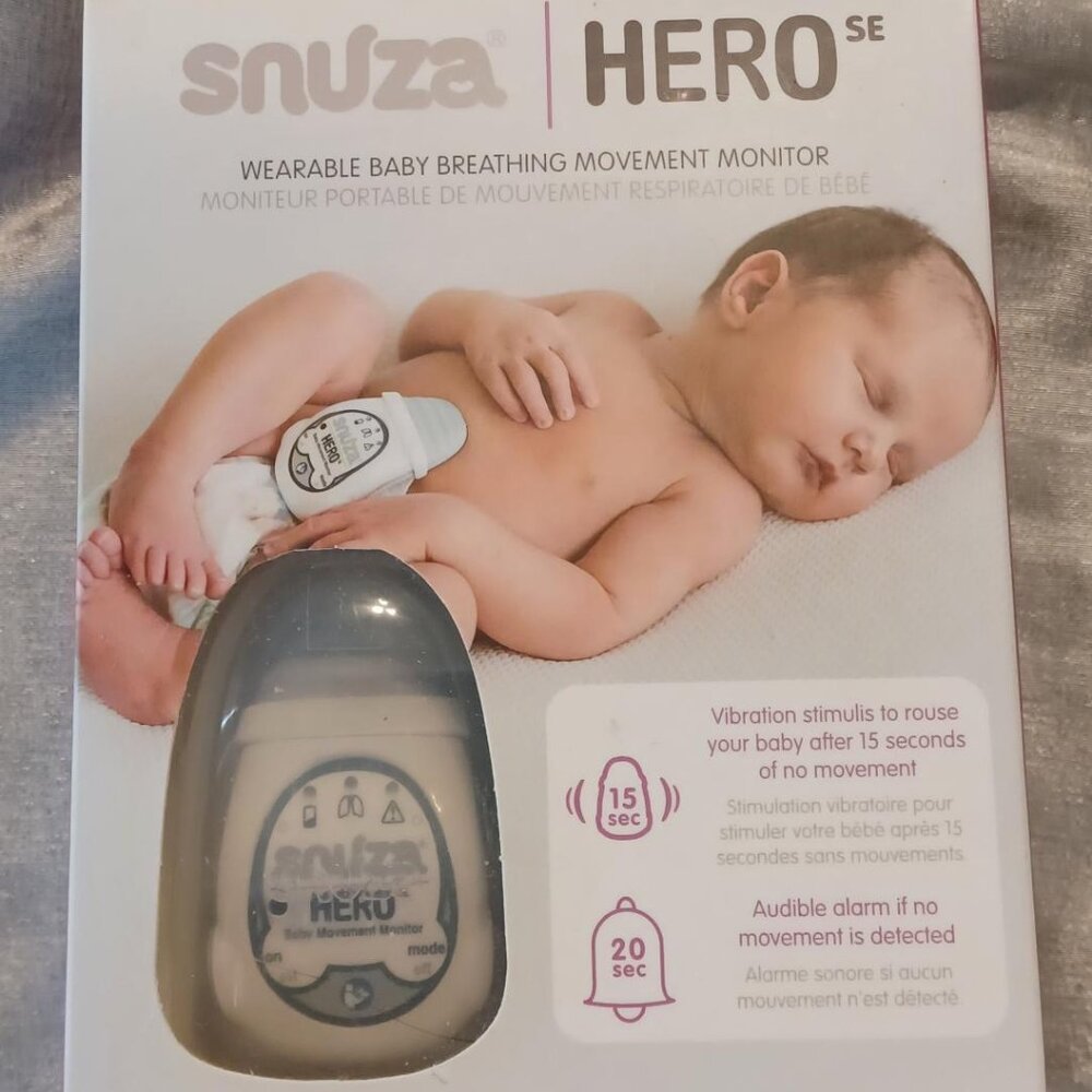 Snuza Hero Baby Breathing Movement Monitor - Brand New